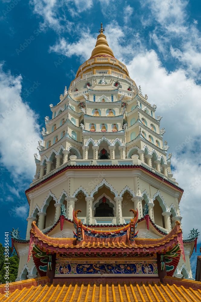 The Pagoda in Kek Lok Si Temple, George Town, Penang, Malaysia
