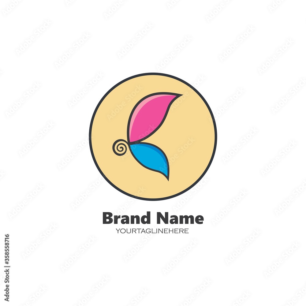 Obraz premium butterfly illustration vector design