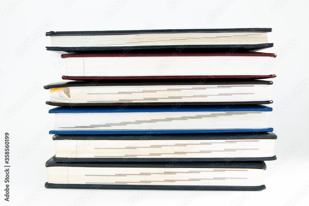 a stack of old books on a white background a stack of old books on a white background