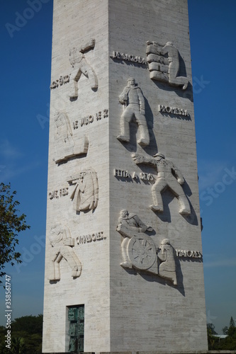 Sao Paulo/Brazil: obelisk of ibirapuera park photo