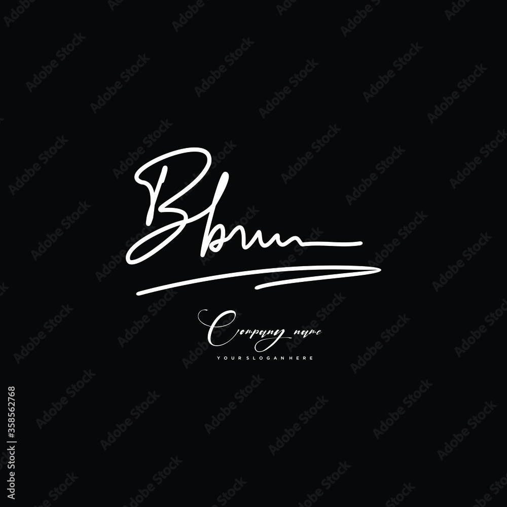 BB initials signature logo. Handwriting logo vector templates. Hand drawn Calligraphy lettering Vector illustration. BB initials signature logo. Handwriting logo vector templates. Hand drawn Calligraphy lettering Vector illustration.