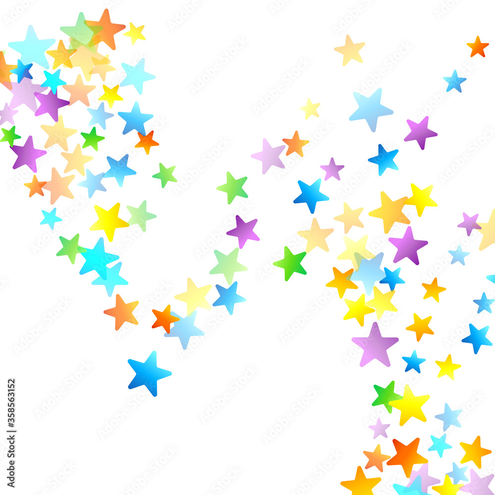 Rainbow Festive Confetti. Carnival Star Falling. Rainbow Festive Confetti. Carnival Star Falling.