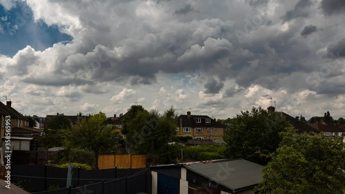 Moody Clouds and rain 