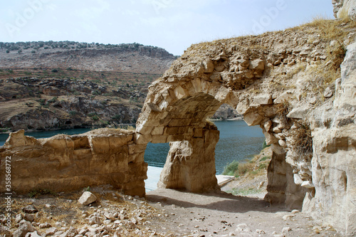 Euphrates river & Crusaders castle Rumkale