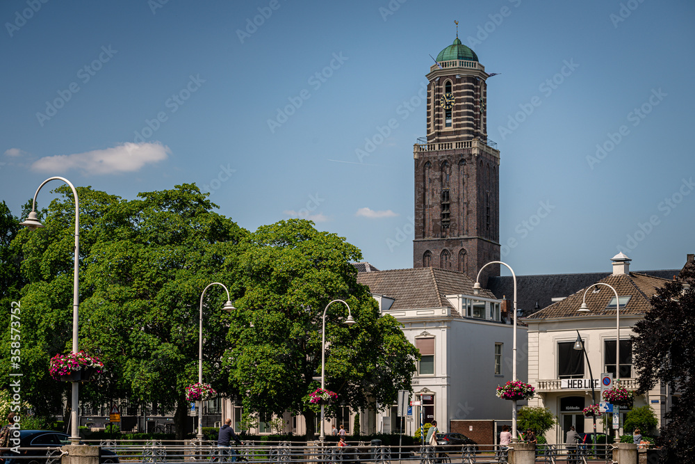 Obraz premium Historical building in the old town of Zwolle