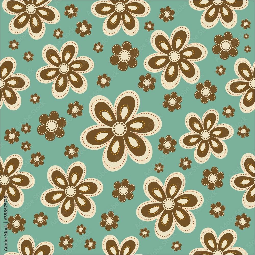 Obraz premium seamless floral background