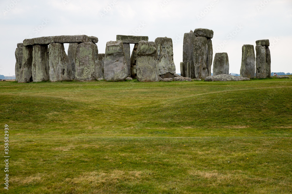 Stonehenge, Salisbury, Wiltshire England Standing neolithic stones 