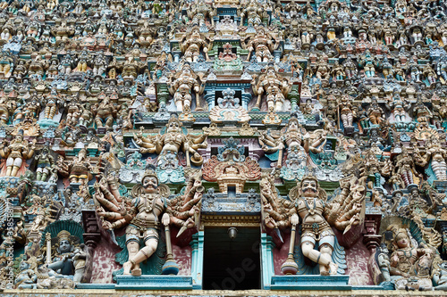 Meenakshi hindu temple in madurai, India