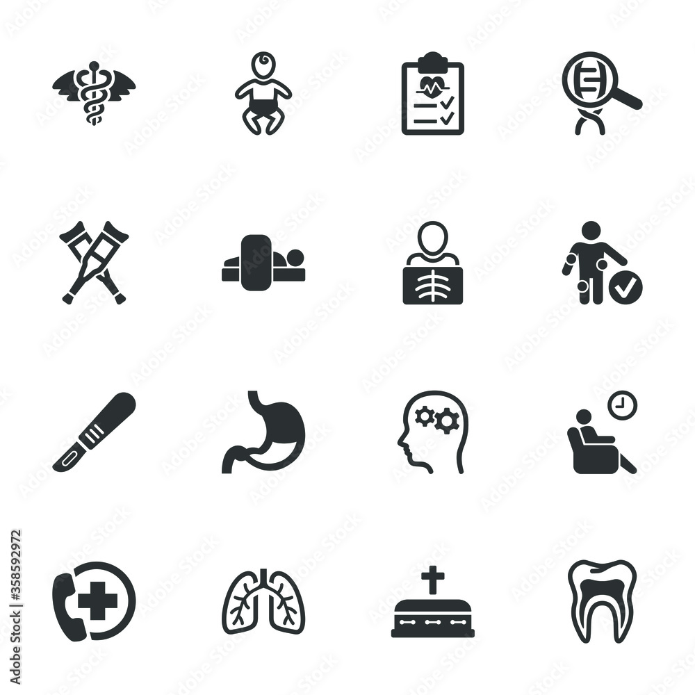 Medical & Health Care Icons - Set 3 Medical & Health Care Icons - Set 3