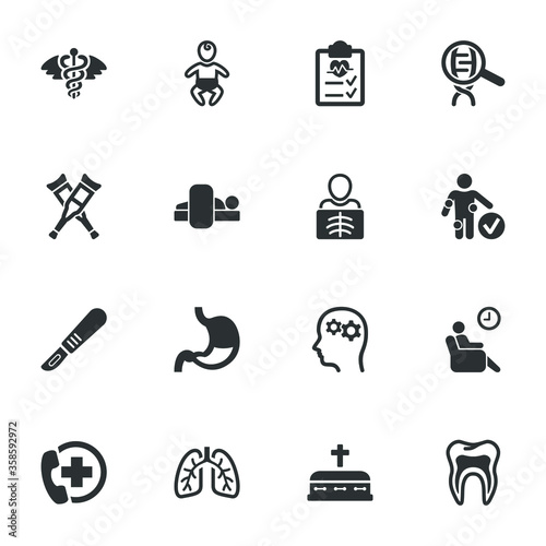 Medical & Health Care Icons - Set 3