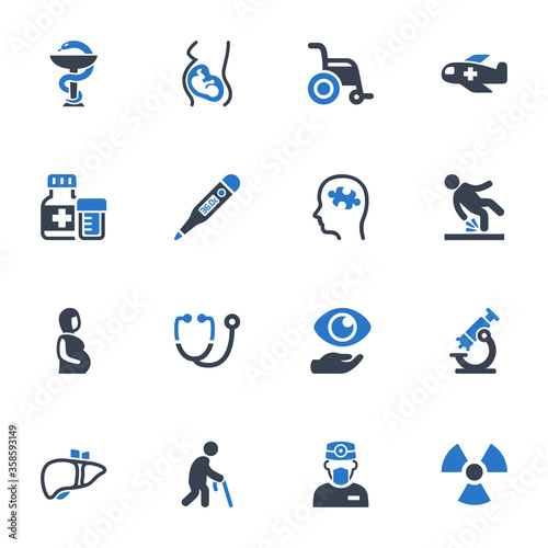 Medical & Health Care Icons - Set 4
