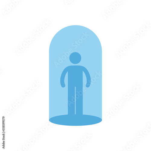 Isolated avatar flat style icon vector design