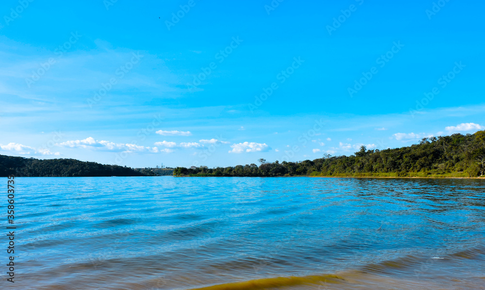 lake and sky lake and sky