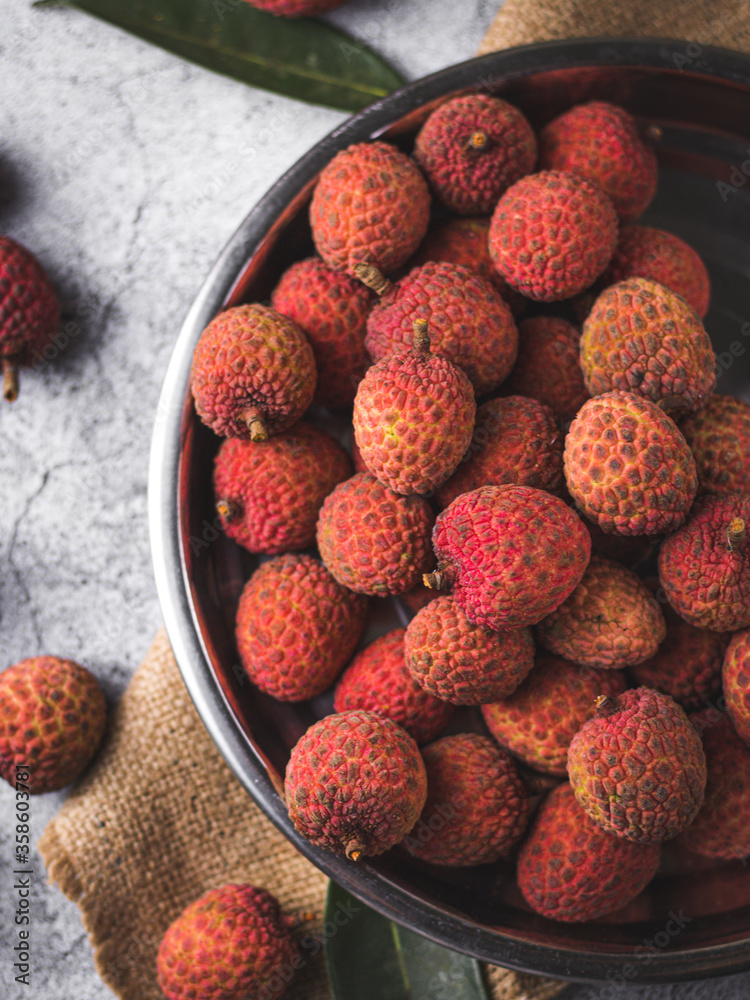 fresh litchi isolated stock images. fresh litchi isolated stock images.