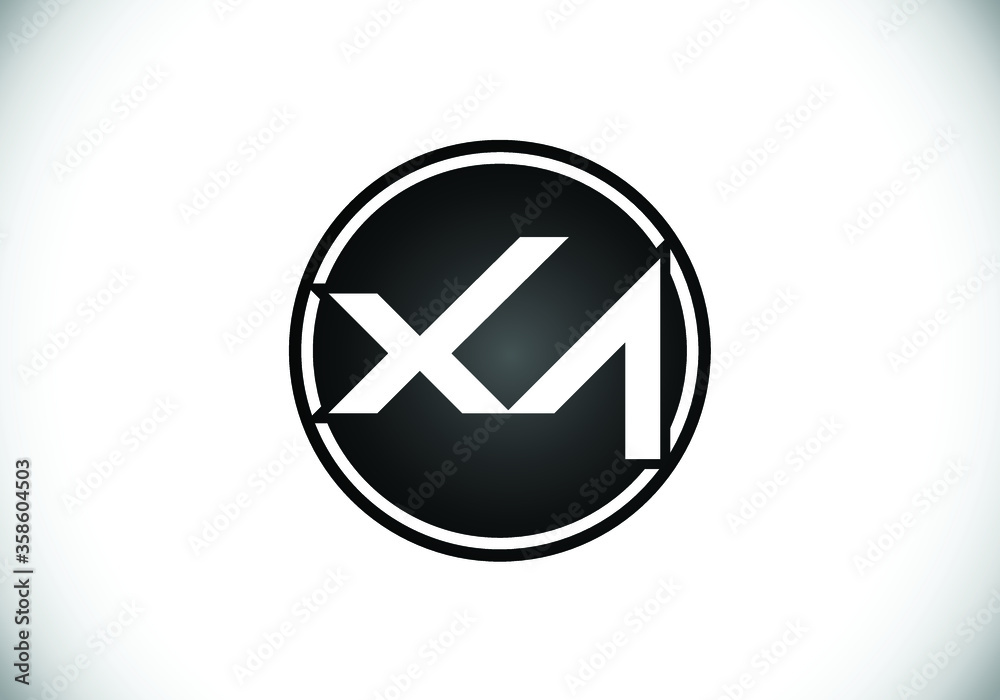 Initial Monogram Letter X A Logo Design Vector Template. X A Letter Logo Design Initial Monogram Letter X A Logo Design Vector Template. X A Letter Logo Design