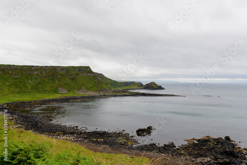 Nature of the Giant's Causeway and Causeway Coast, the result of an ancient volcanic eruption UNESCO World Heritage Site