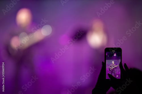 Foto Blur defocus texture, background for design