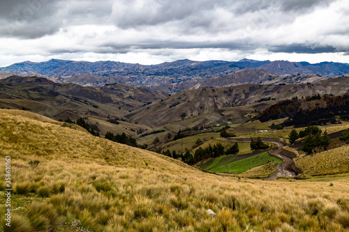 Cultivated fields in Zumbahua