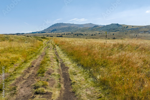 Autumn view of Vitosha Mountain  Sofia City Region  Bulgaria