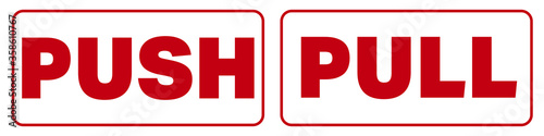 push and pull sign