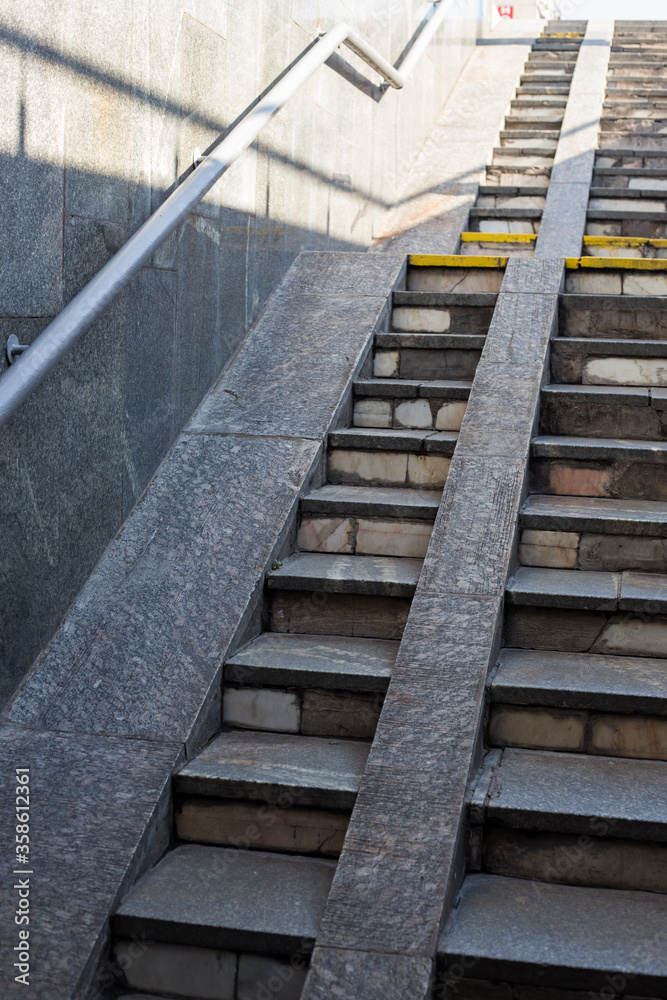 Ramp for people with disabilities and for those who has reduced mobility or for people with wheelchairs or bicycles Ramp for people with disabilities and for those who has reduced mobility or for people with wheelchairs or bicycles