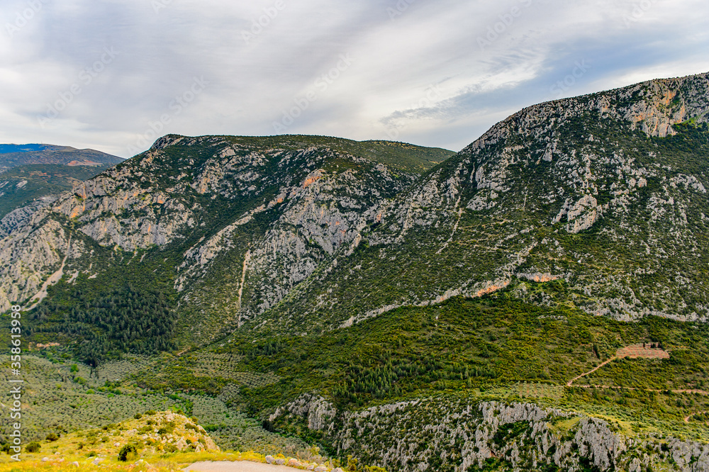 Naklejka premium It's Mountains of Greece