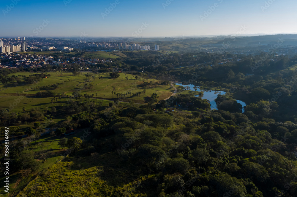 lake of the Ecological Park in Campinas, Sao Paulo, Brazil