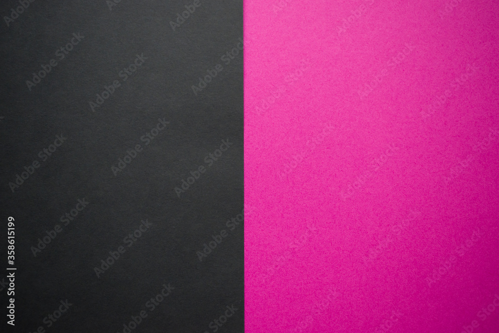Black and pink background divided vertically Black and pink background divided vertically
