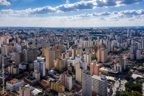 buildings seen from above in Campinas, Sao Paulo, Brazil © Erich Sacco