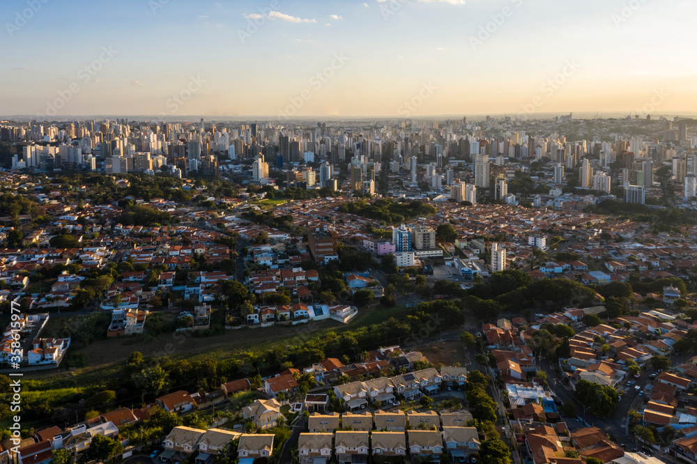 panoramic view in Campinas, Sao Paulo, Brazil