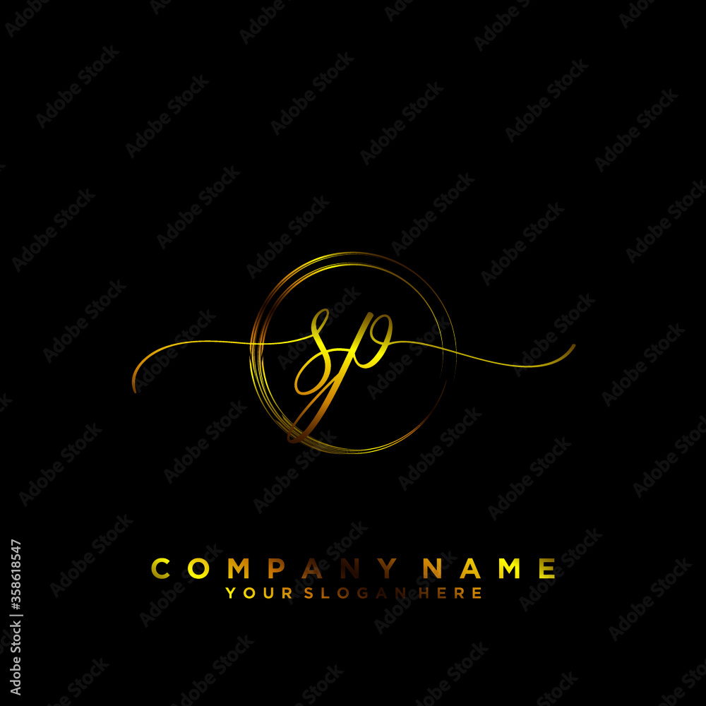 SP Initial handwriting logo vector
SP Initial handwriting logo vector