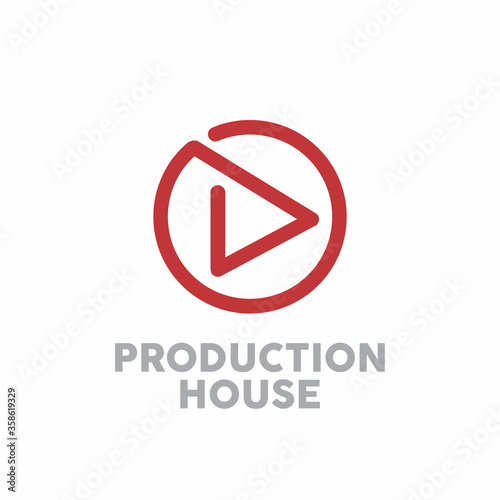 simple logo for production house or other movie institutions