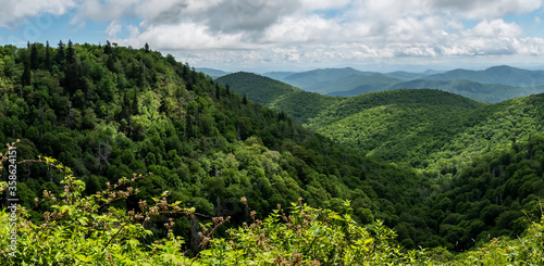 Appalachian Mountain View Along the Blue Ridge Parkway