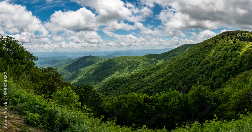 Appalachian Mountain View Along the Blue Ridge Parkway Appalachian Mountain View Along the Blue Ridge Parkway