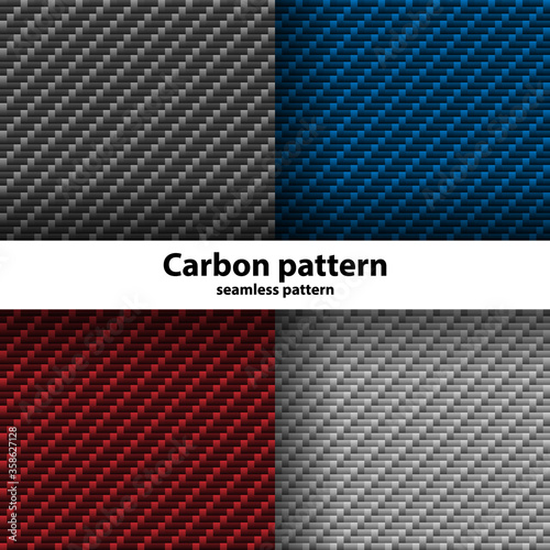 Carbon fiber seamless pattern, vector illustration