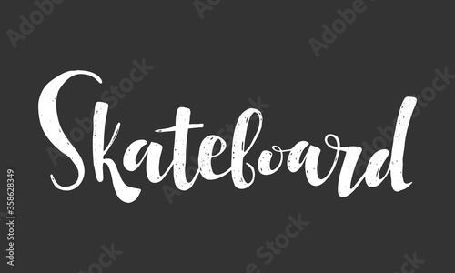 Hand sketched vector grunge lettering, Skateboard text, for t-shirt, sticker, banner, logo