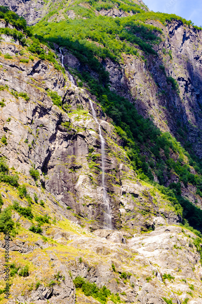 It's Waterfall, over the Norway mountain