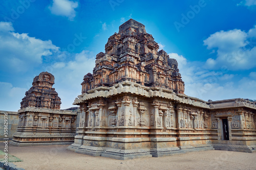 Vijayanagara temple in Hampi  Karnataka  India