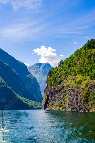 It's Amazing view of the branch of Sognefjord, Norway