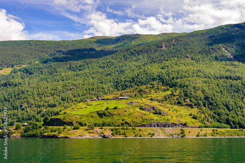 It's Nature of the Norway, Sognefjord, the longest Norwegian fjord