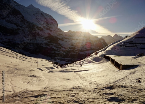 Snow Covered Mountains