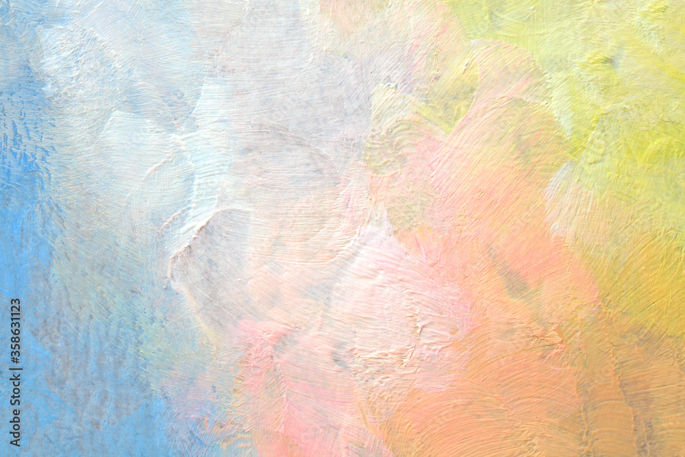 Art Abstract acrylic and watercolor painting. Pastel Color texture background.