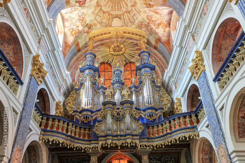 Fototapeta Naklejka Na Ścianę i Meble -  Święta Lipka-barokowe organy