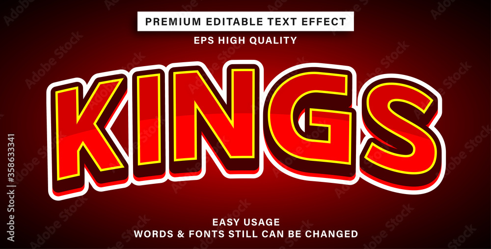 Text effect kings