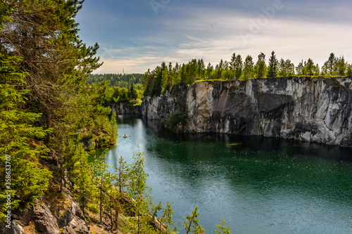 It s An inundated quarry of Ruskeala