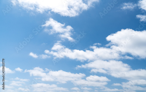 blue sky with white clouds - perfect for sky replacement