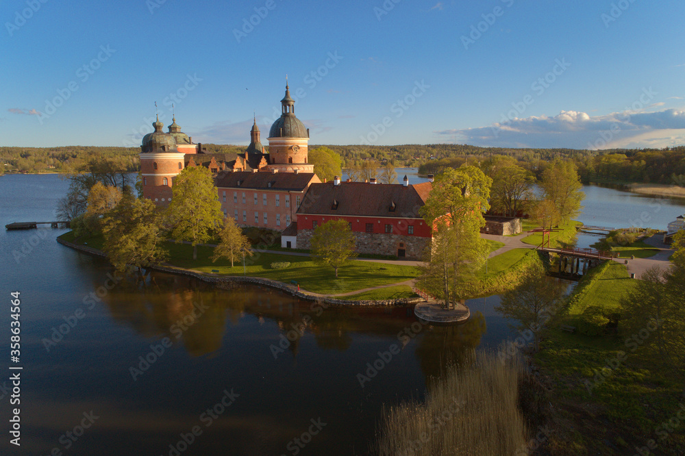 Gripsholm castle aerial view