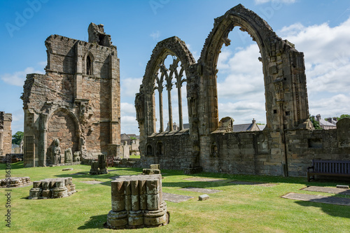 Vereinigtes Königreich, Schottland, Moray, Elgin, Innenhof der Elgin Cathedral, Elgin Cathedral während der Reformation zerstört, Elgin ist die größte Stadt in Moray