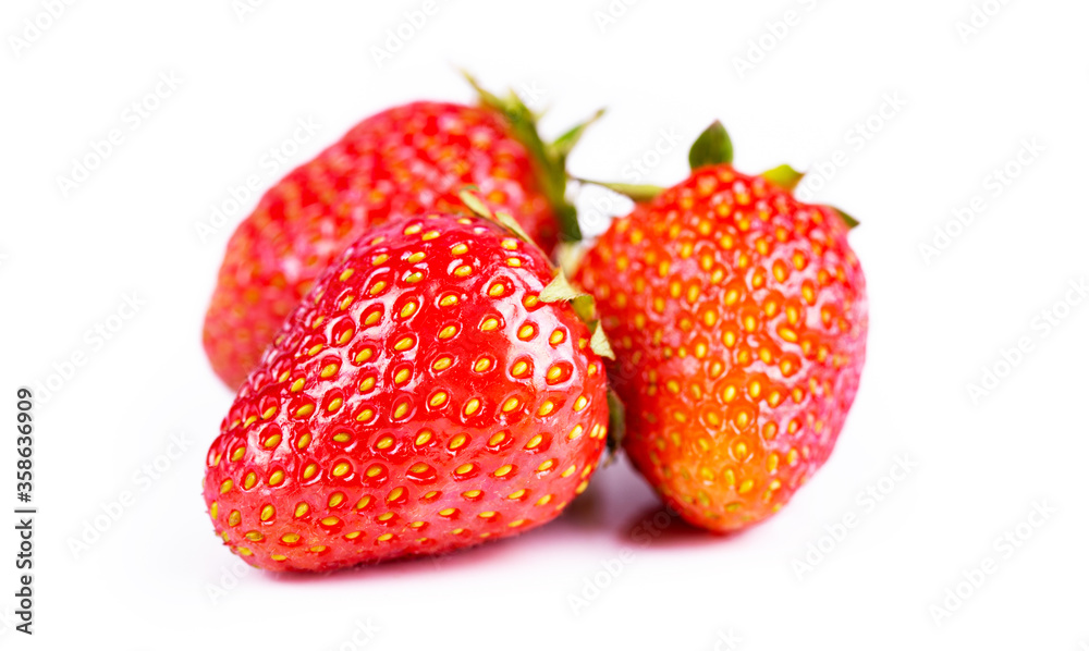 strawberries berry isolated on white background strawberries berry isolated on white background