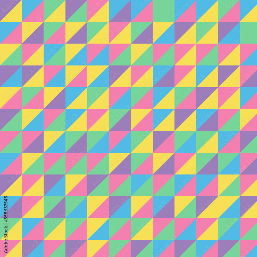 Mosaic seamless pattern. Vector illustration. Mosaic seamless pattern. Vector illustration.